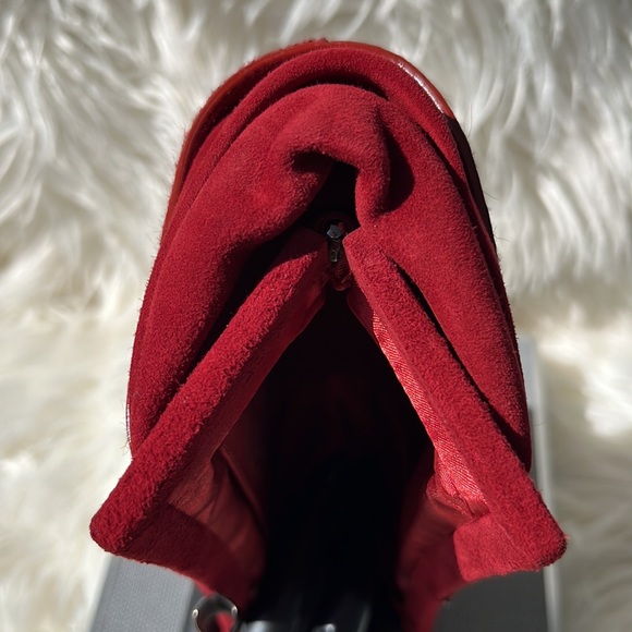 Authentic Tod’s ‘Scala Pochette’ Sera Clutch ~ in Red Pony Hair & Suede - Picture 11 of 16